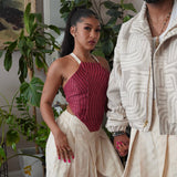 Zevelyn Jean Deonn Halter Top Deonn Halter Top Candy Apple