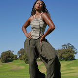 Zevelyn Jean Deonn Halter Top Deonn Halter Top Moss