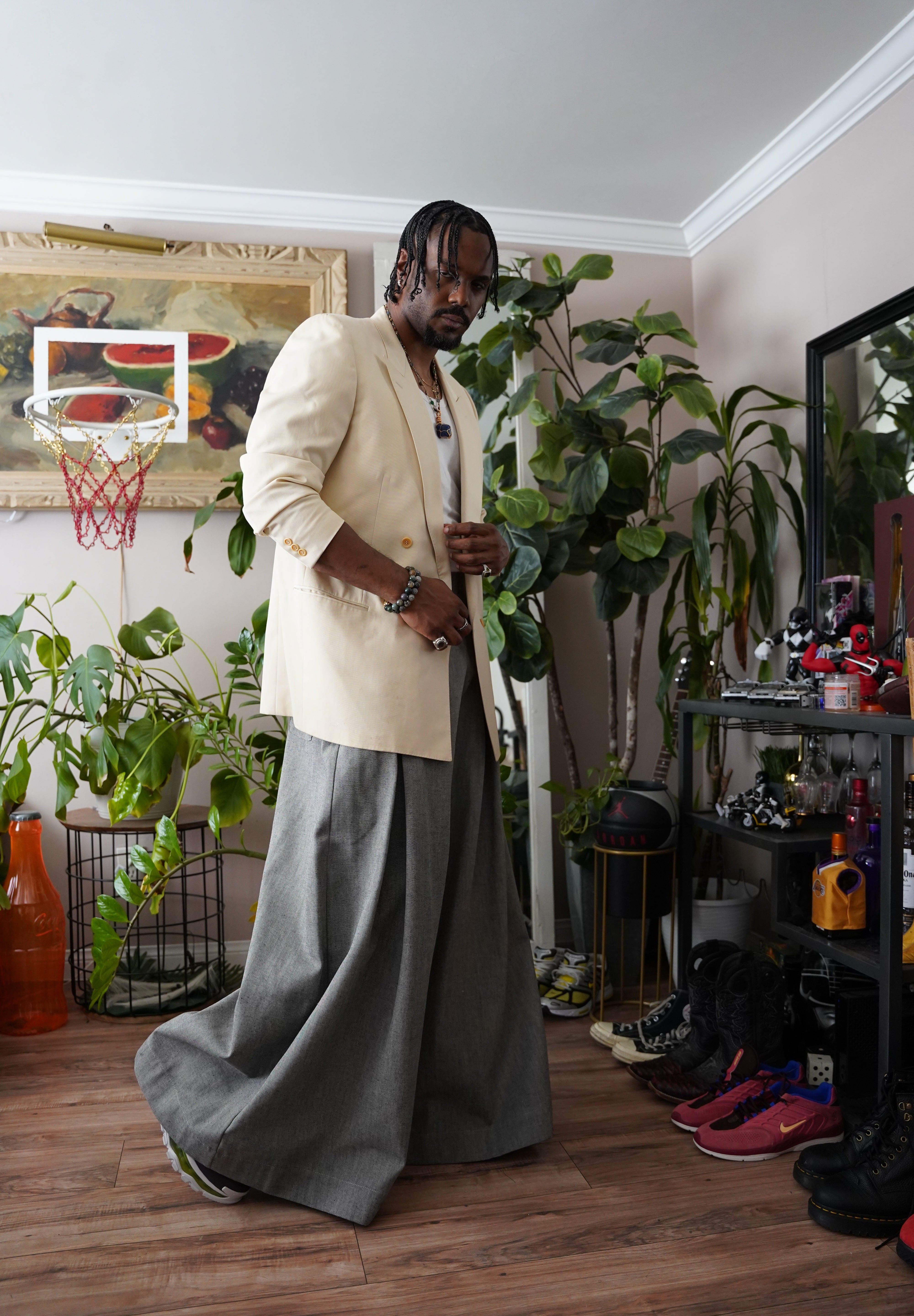 Zevelyn Jean Khadijah Wide Leg Pant KHADIJAH WIDE LEG PANT Black Mist Denim