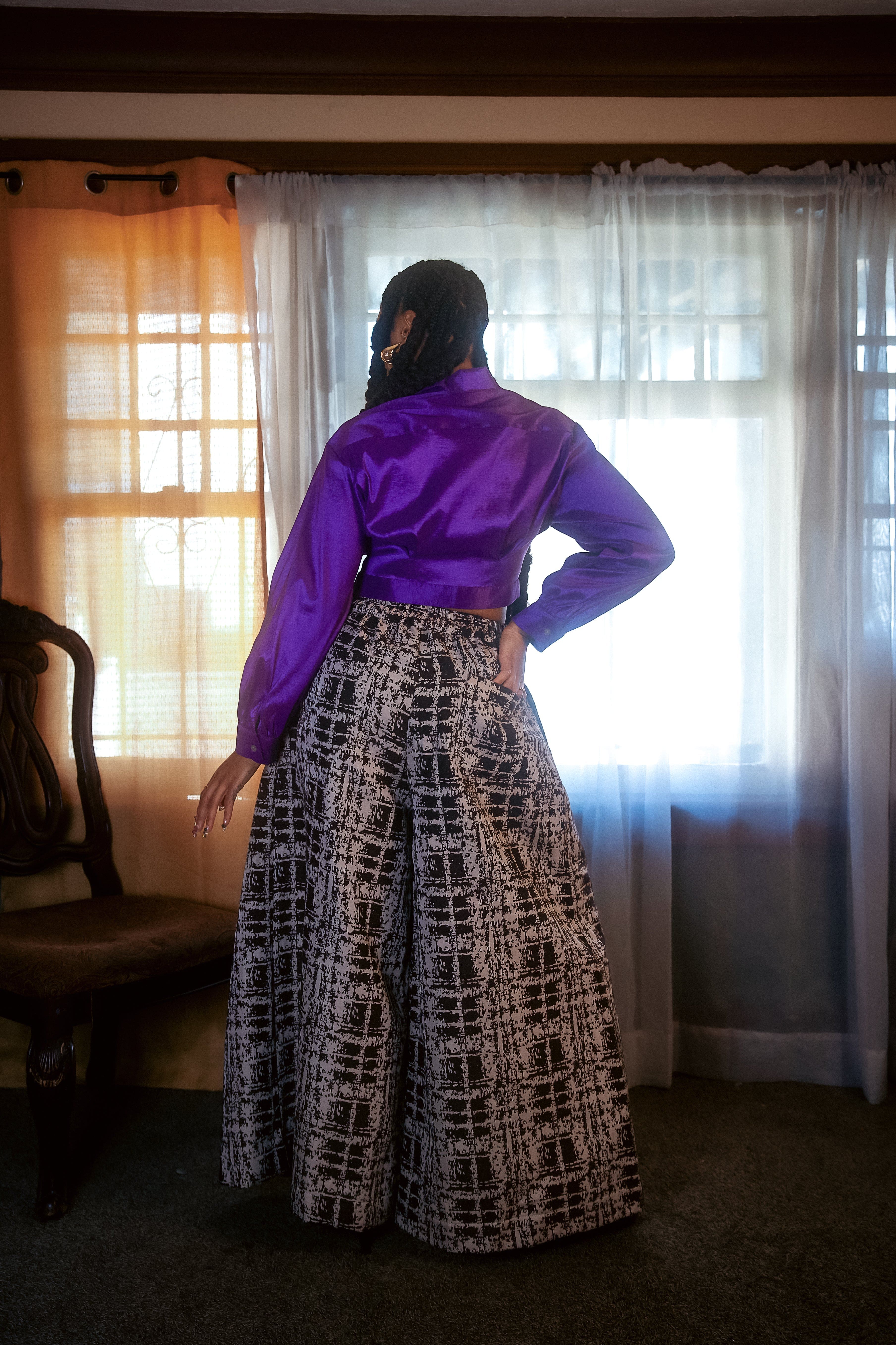 Zevelyn Jean Khadijah Wide Leg Pant KHADIJAH WIDE LEG PANT Cacao Wafer