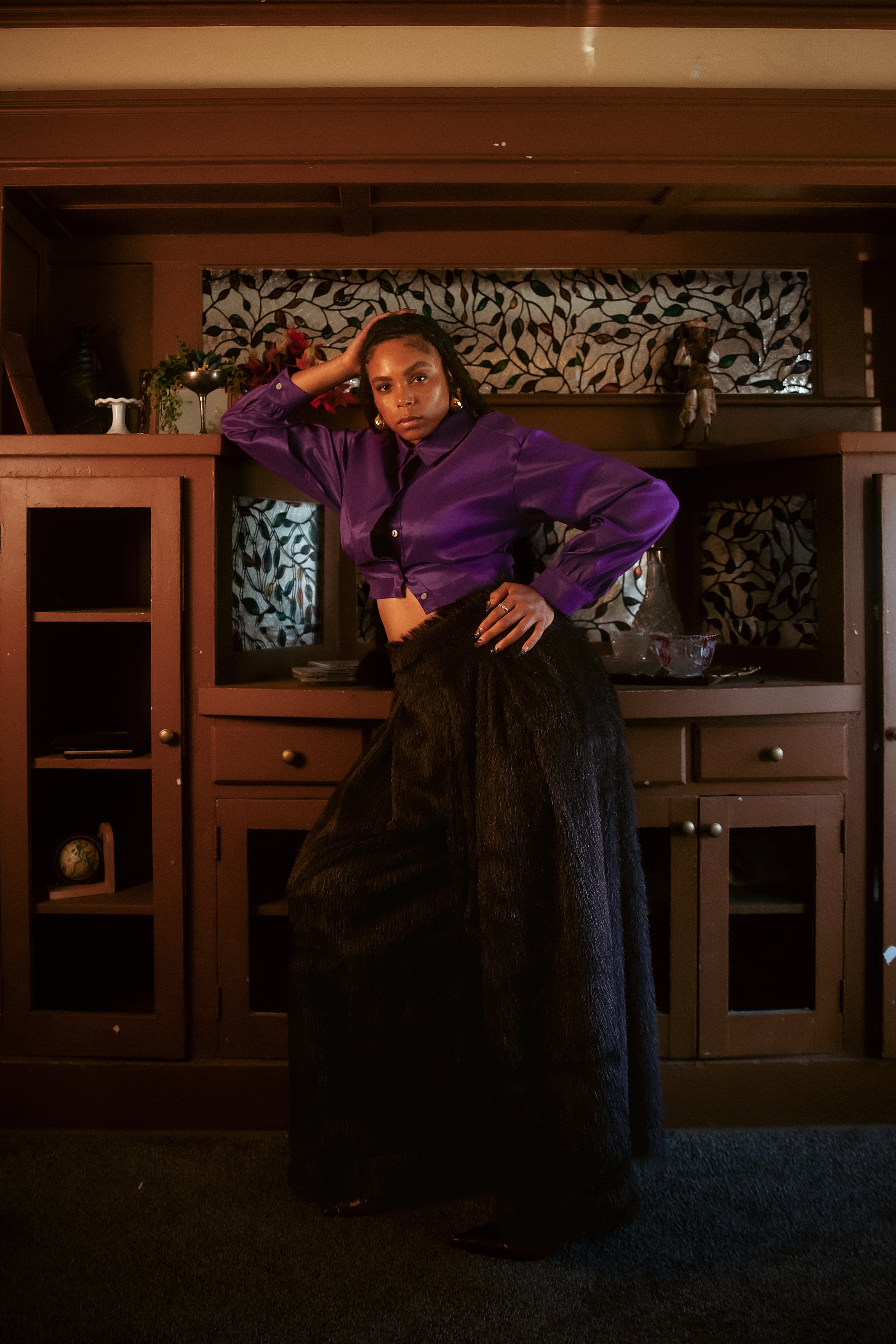 Zevelyn Jean Khadijah Wide Leg Pant KHADIJAH WIDE LEG PANT German Chocolate