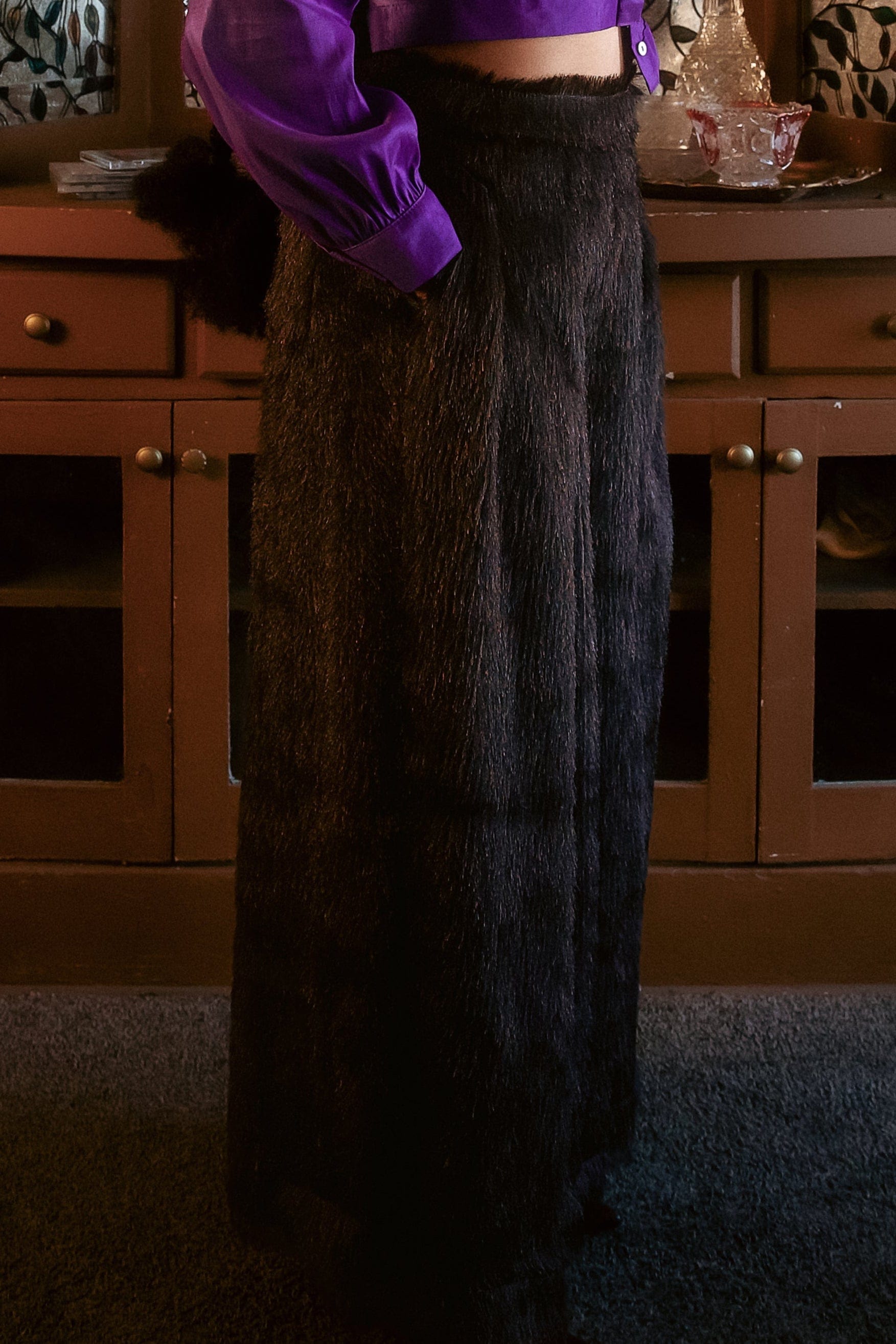 Zevelyn Jean Khadijah Wide Leg Pant KHADIJAH WIDE LEG PANT German Chocolate