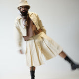 Zevelyn Jean Koda Shorts KODA SHORTS Cream Denim