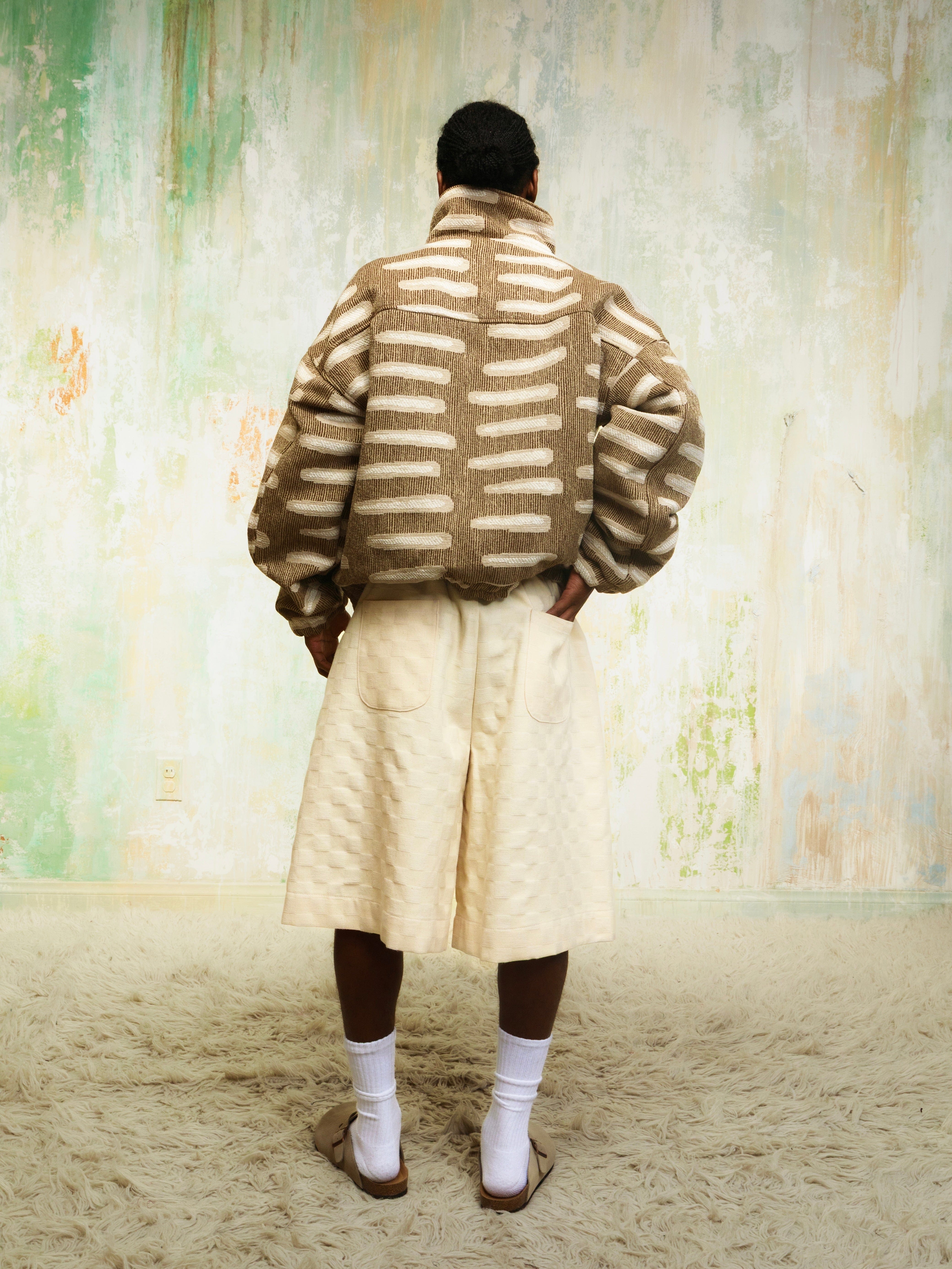 Zevelyn Jean Koda Shorts KODA SHORTS Cream Denim