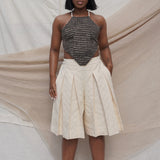 Zevelyn Jean Koda Shorts KODA SHORTS Cream Denim