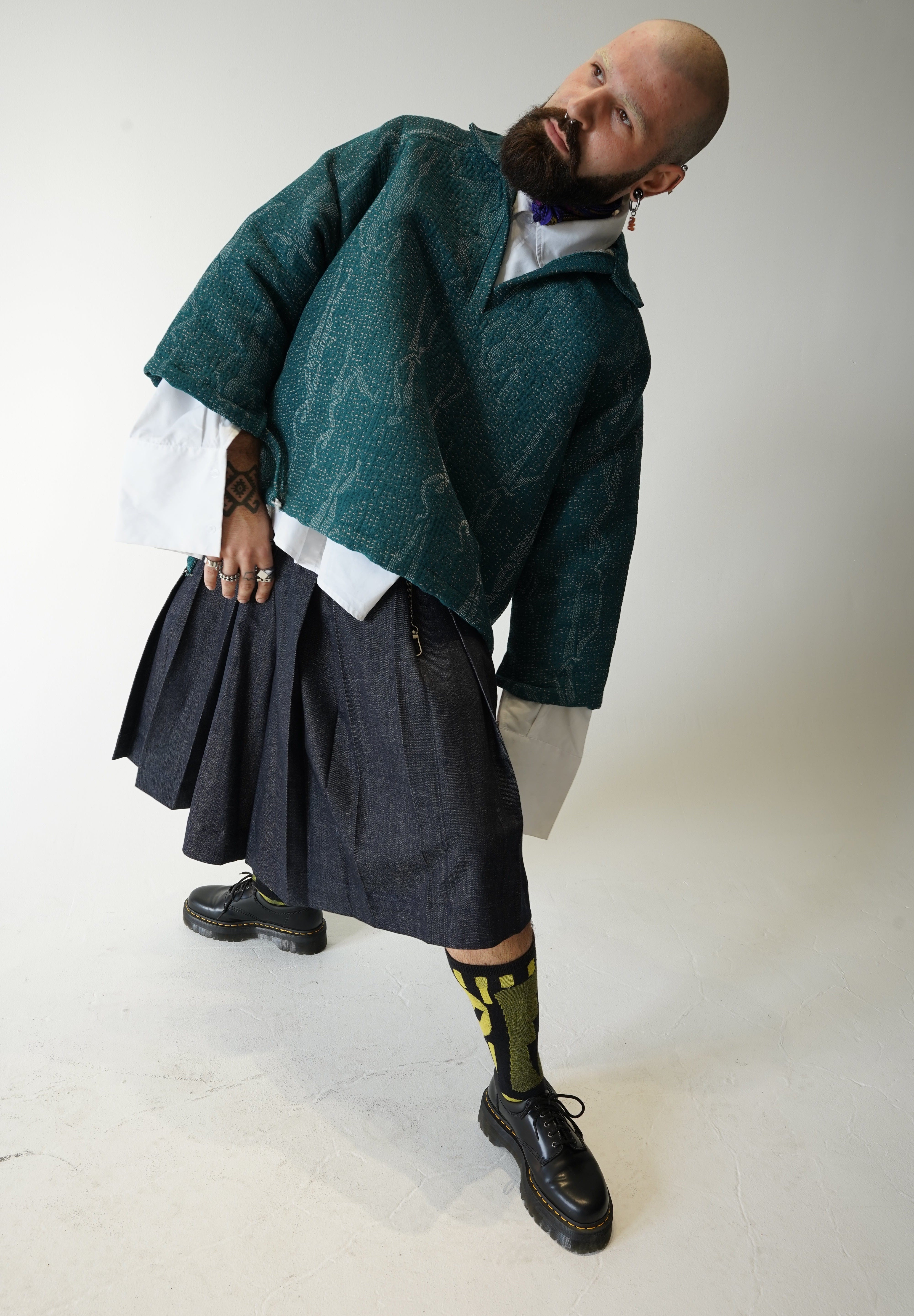 Zevelyn Jean Koda Shorts KODA SHORTS Midnight Blue Denim