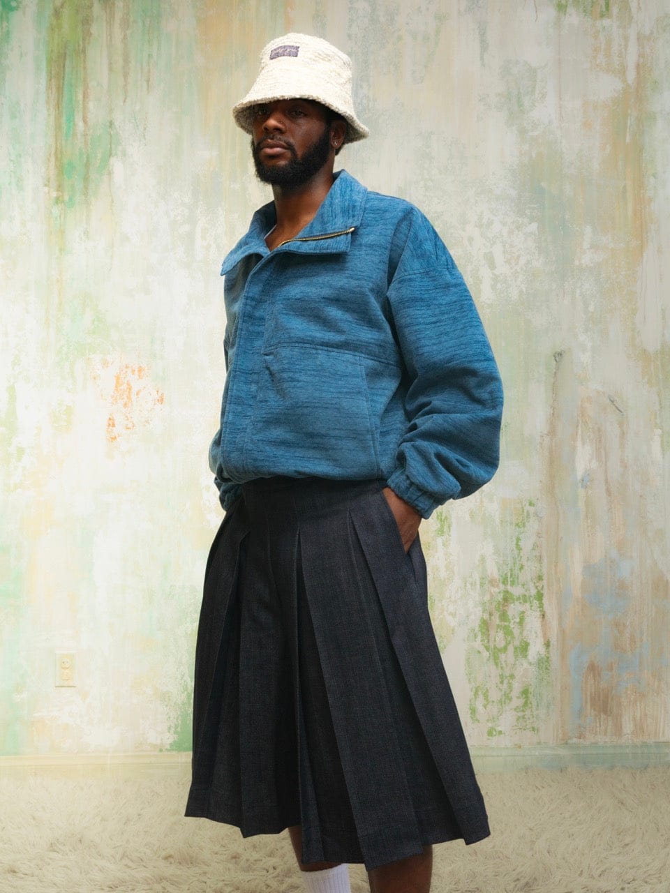 Zevelyn Jean Koda Shorts KODA SHORTS Midnight Blue Denim