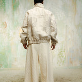 Zevelyn Jean Zane Bomber Jacket ZANE BOMBER Warm Ivory