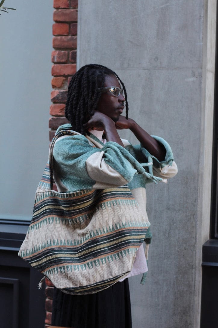 Zevelyn Jean Zuree Tote Bag ZUREE Tote Bag Tribal Blue