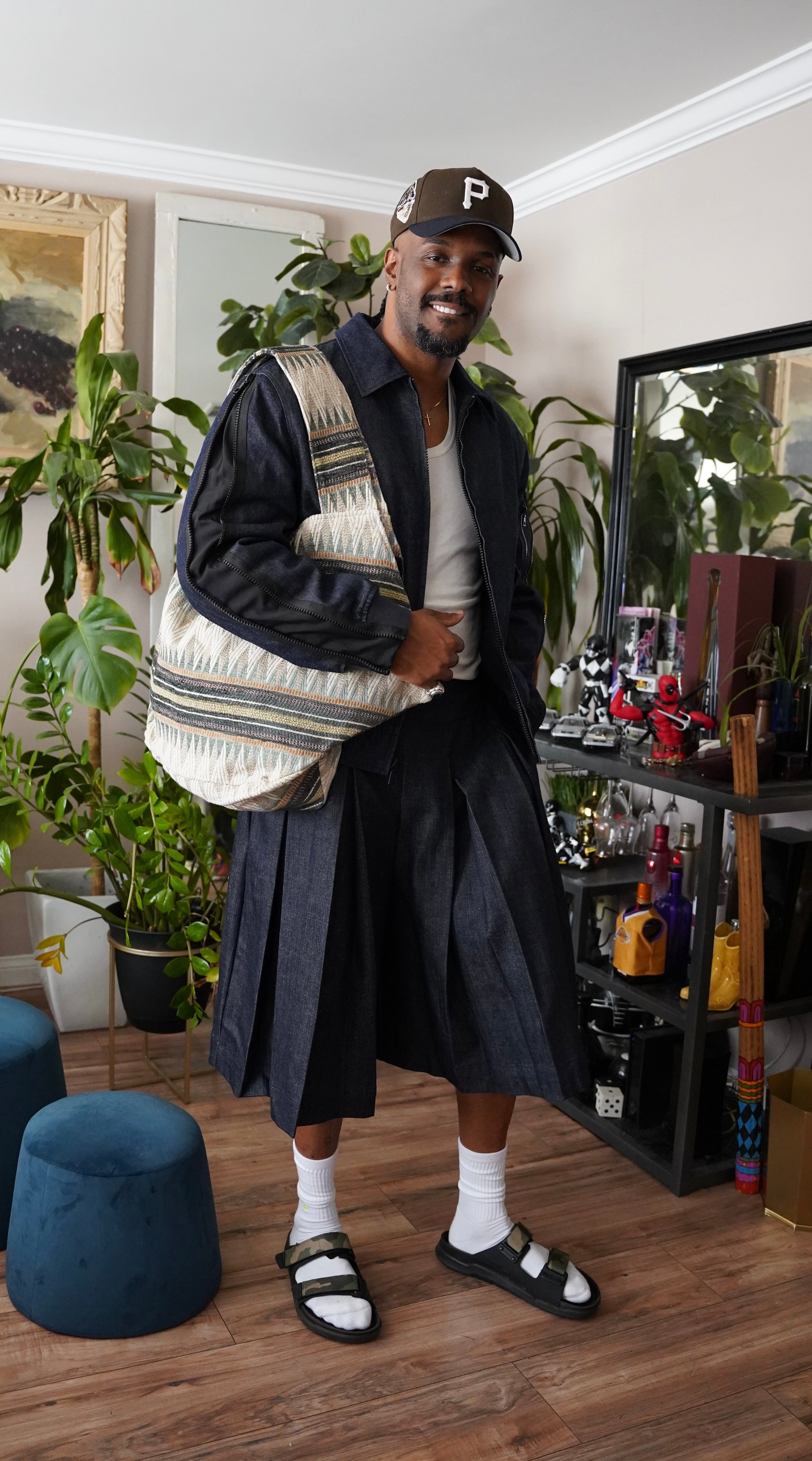 Zevelyn Jean Zuree Tote Bag ZUREE Tote Bag Tribal Blue