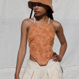 Zevelyn Jean Deonn Halter Top Deonn Halter Top Carrot