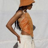 Zevelyn Jean Deonn Halter Top Deonn Halter Top Carrot