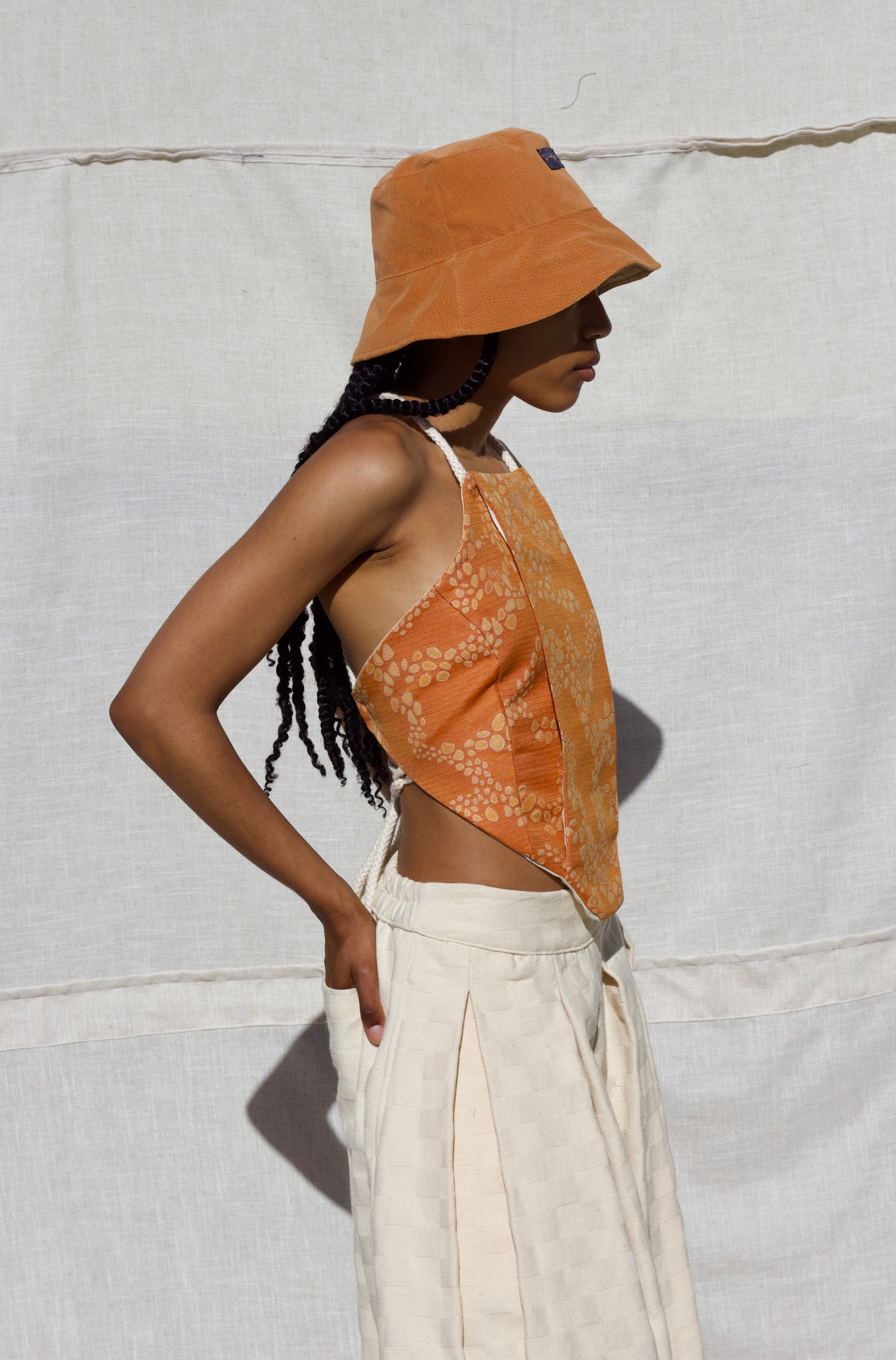 Zevelyn Jean Deonn Halter Top Deonn Halter Top Carrot