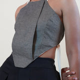 Zevelyn Jean Deonn Halter Top Deonn Halter Top Ebony