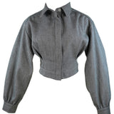 Zevelyn Jean Emerson Cropped Jacket Emerson Cropped Jacket Black Mist Denim