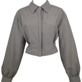 Zevelyn Jean Emerson Cropped Jacket Emerson Cropped Jacket Matte Khaki