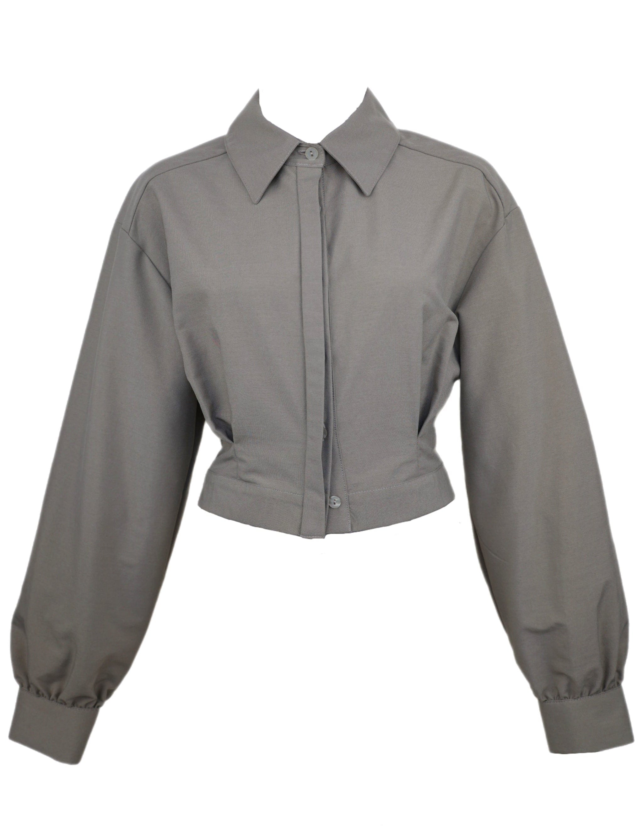 Zevelyn Jean Emerson Cropped Jacket Emerson Cropped Jacket Matte Khaki