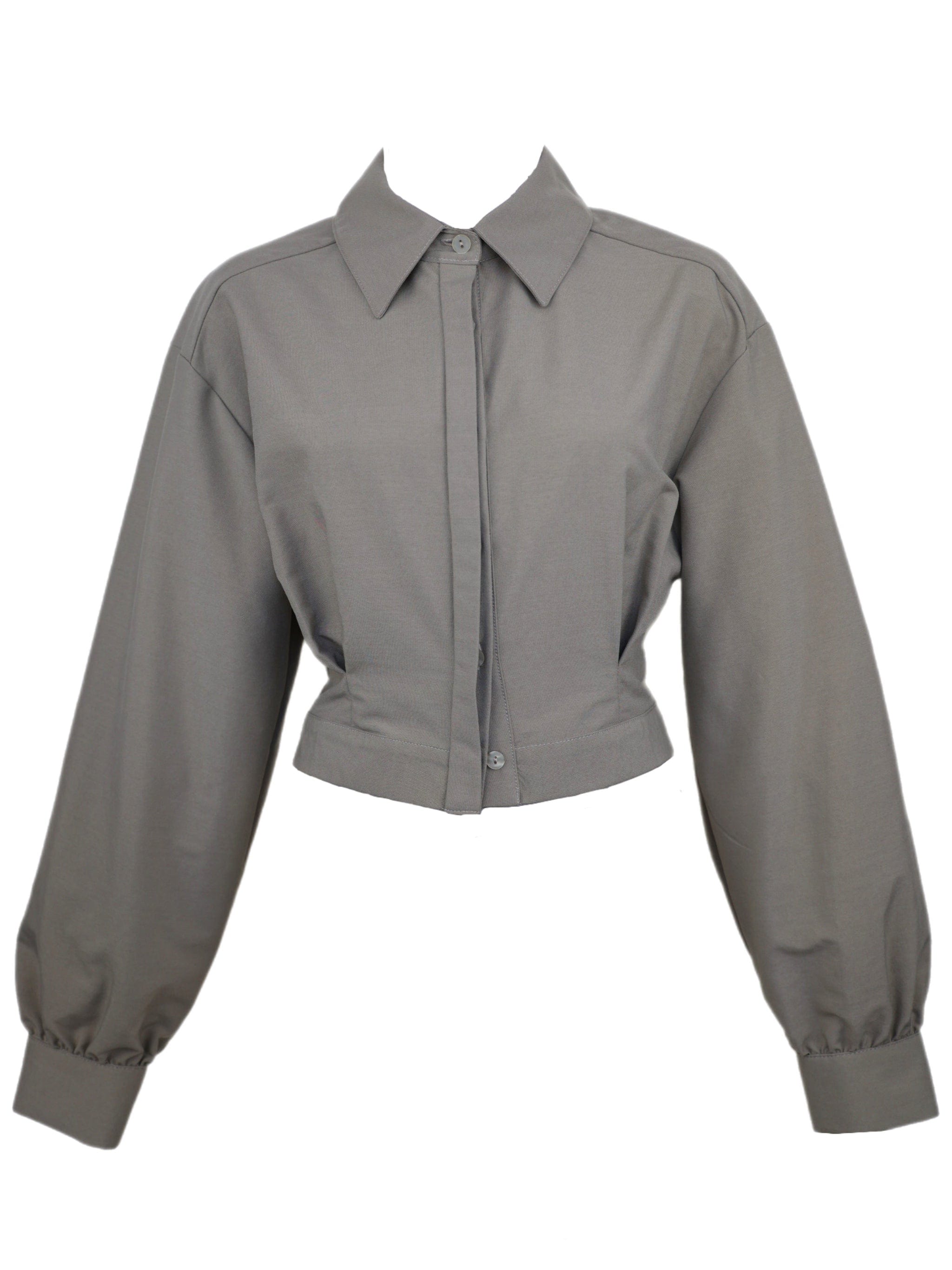 Zevelyn Jean Emerson Cropped Jacket Emerson Cropped Jacket Matte Khaki