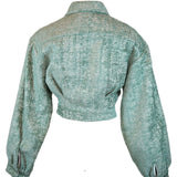 Zevelyn Jean Emerson Cropped Jacket Emerson Cropped Jacket Mint Green