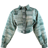 Zevelyn Jean Emerson Cropped Jacket Emerson Cropped Jacket Spearmint