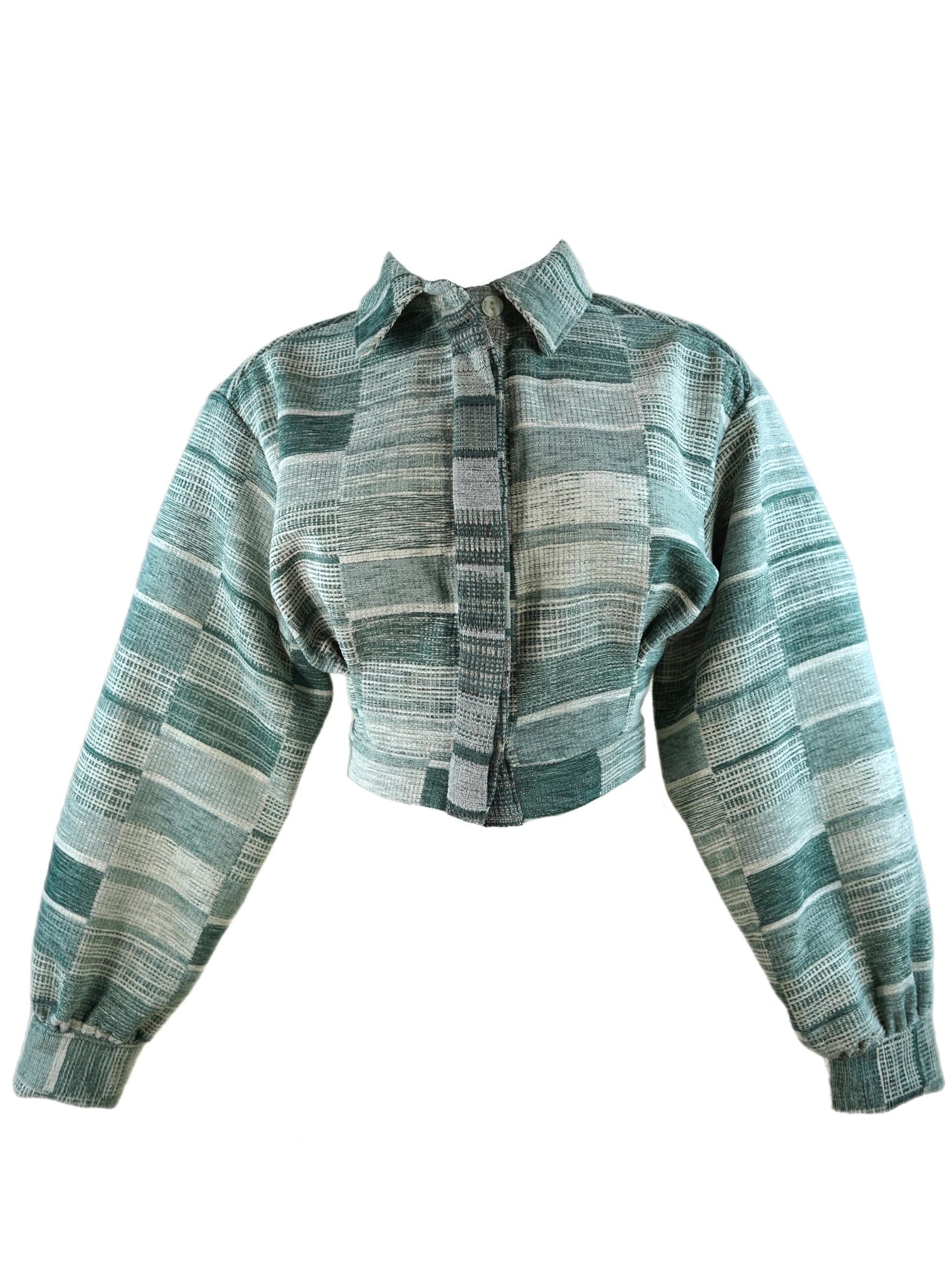 Zevelyn Jean Emerson Cropped Jacket Emerson Cropped Jacket Spearmint