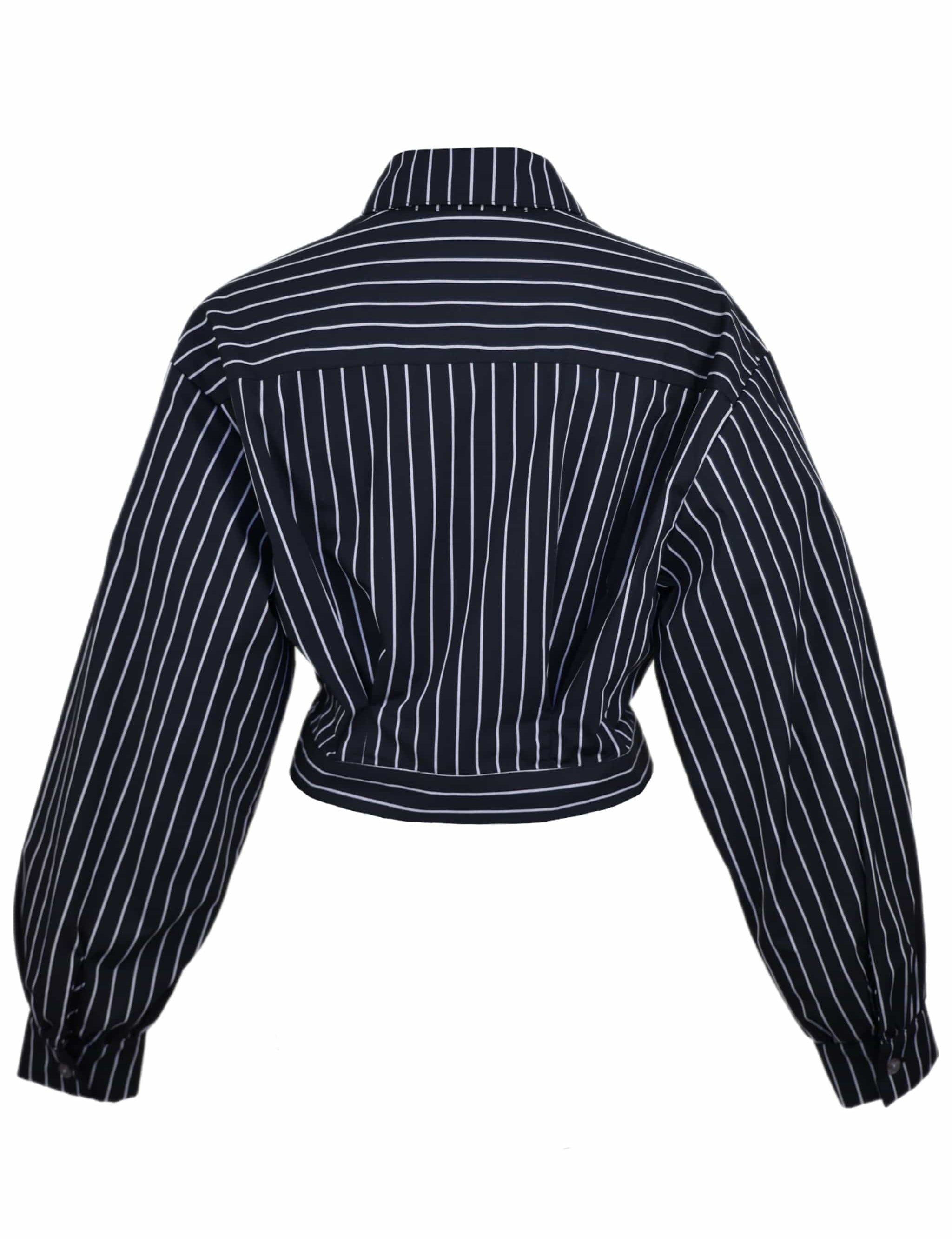 Zevelyn Jean Emerson Cropped Jacket Emerson Cropped Jacket Stripes