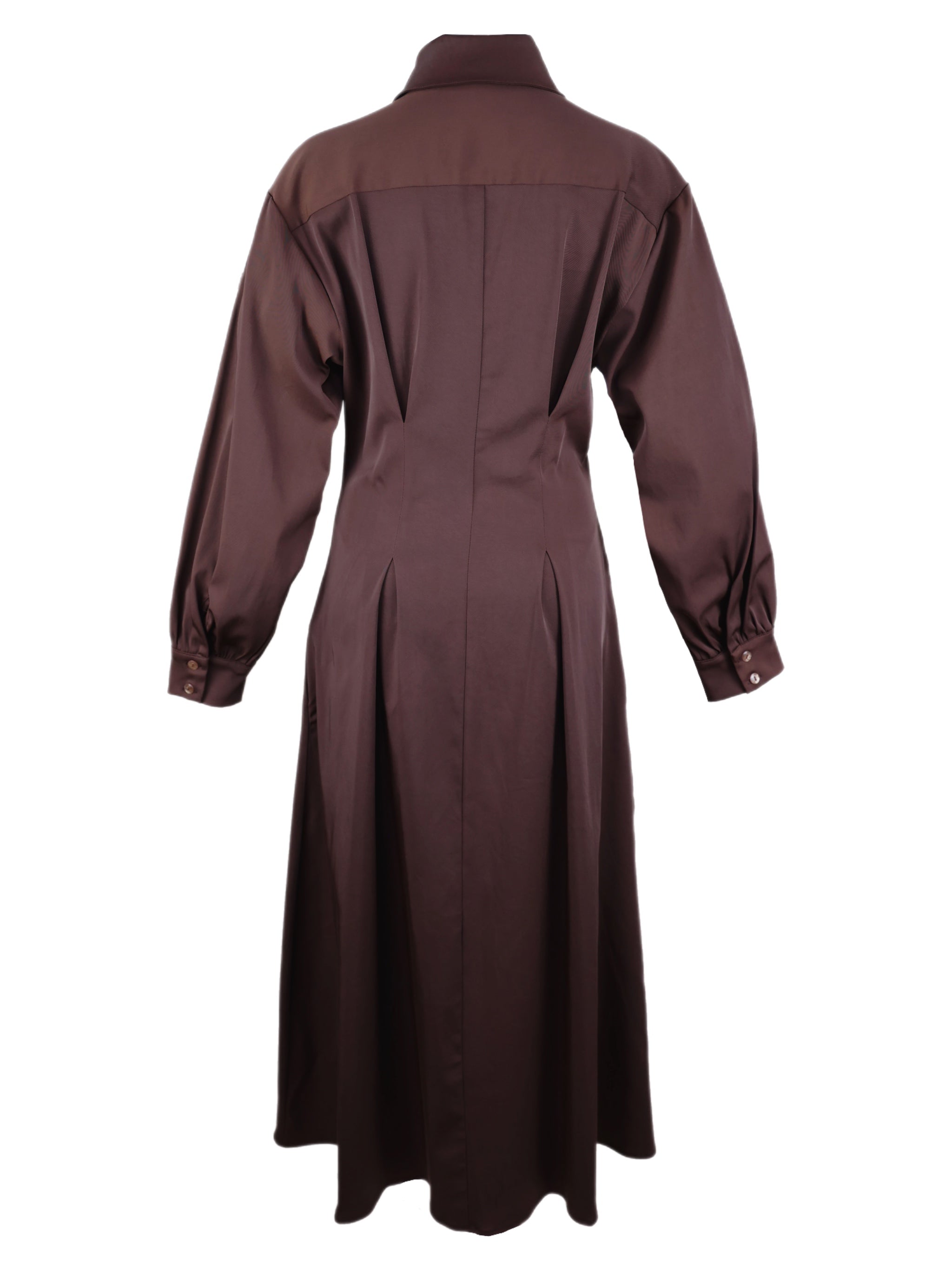 Zevelyn Jean Evoree Maxi Dress Evoree Maxi Shirtdress Brown