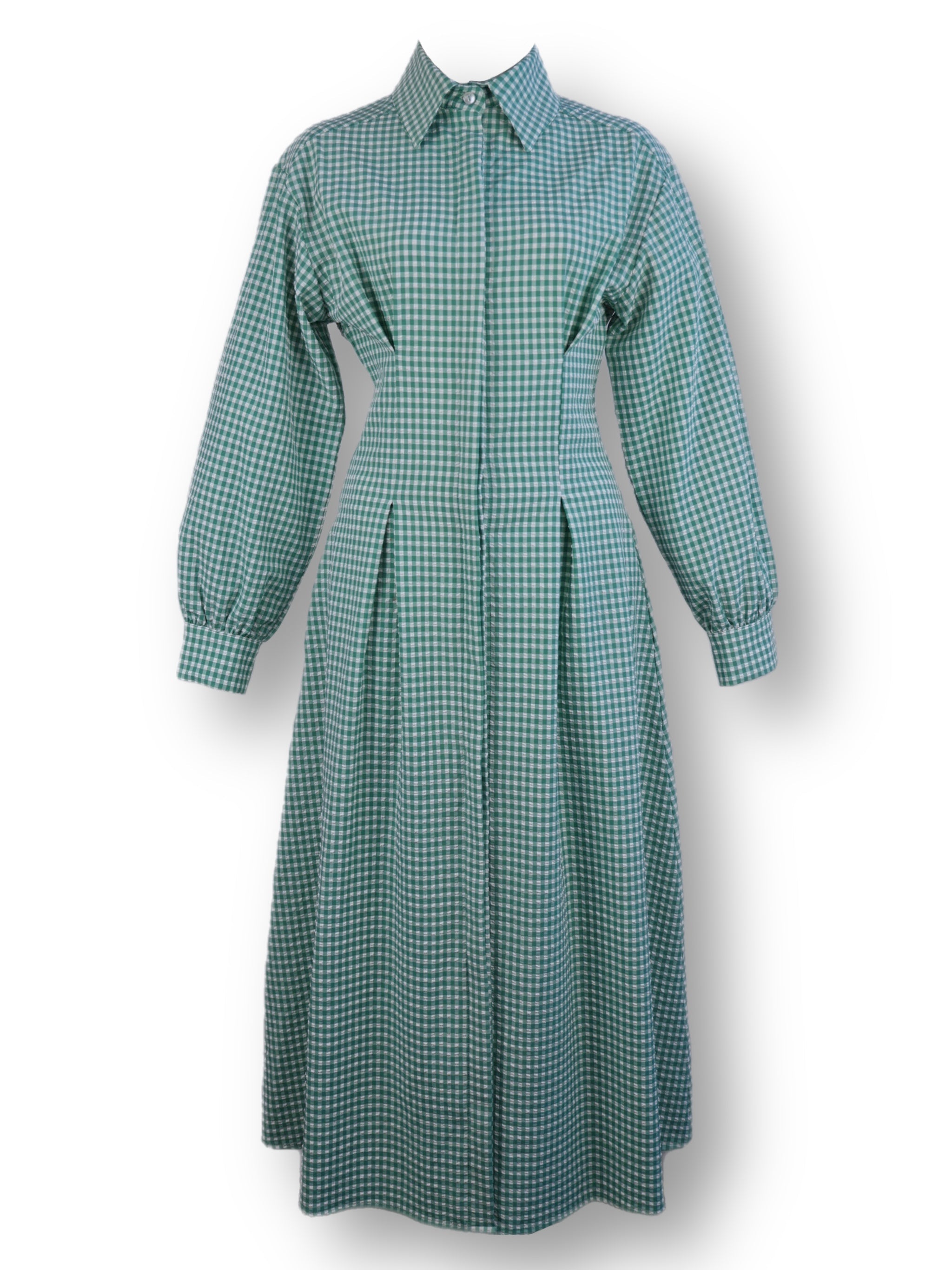 Zevelyn Jean Evoree Maxi Dress Evoree Maxi Shirtdress Green