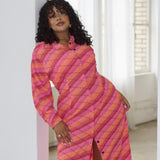 Zevelyn Jean Evoree Maxi Dress Evoree Maxi Shirtdress Pink