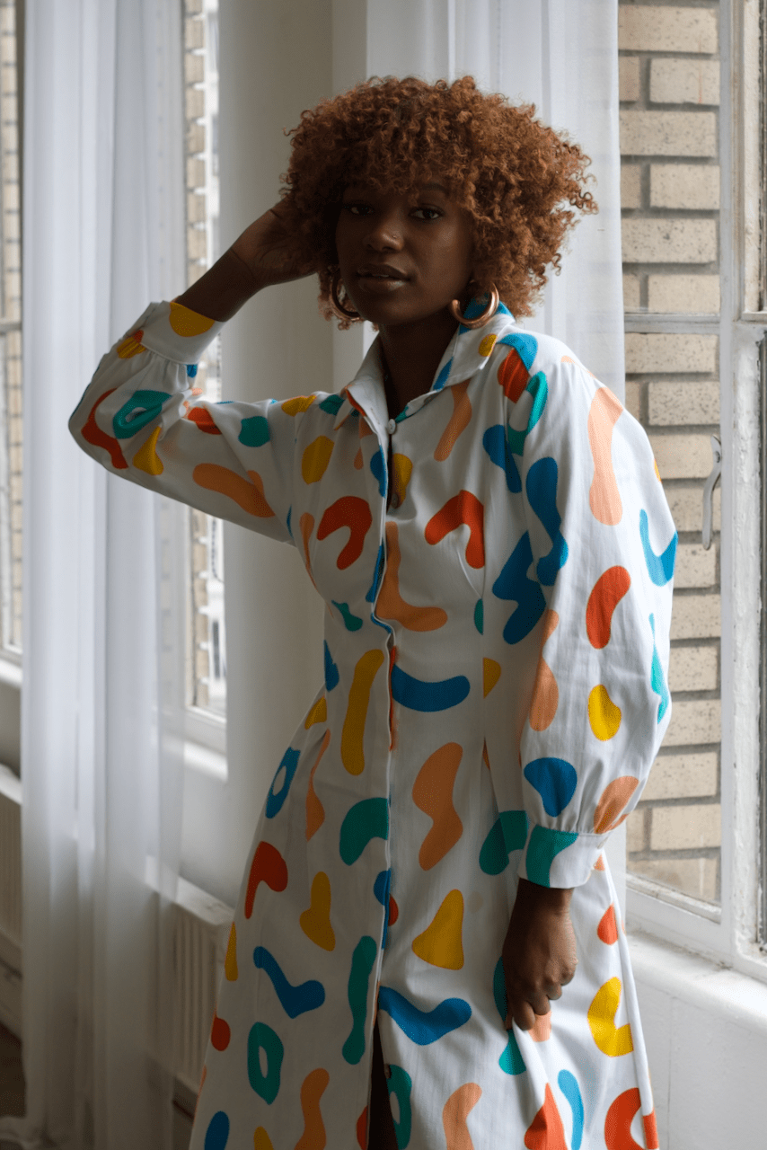 Zevelyn Jean Evoree Maxi Dress Evoree Maxi Shirtdress Sprinkles