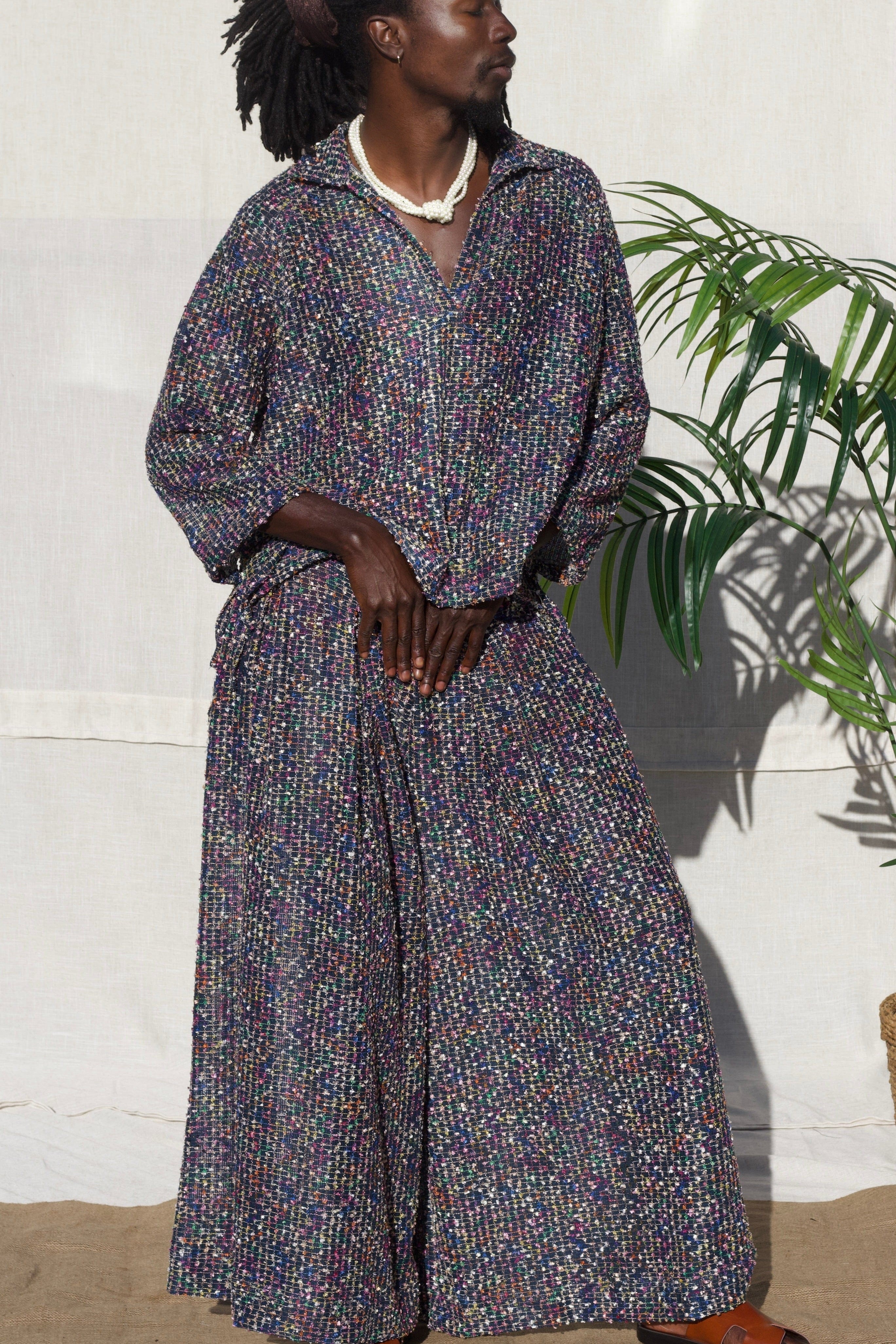 Zevelyn Jean Kaydence Pullover KAYDENCE PULLOVER Blue Fetti