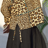 Zevelyn Jean Kaydence Pullover KAYDENCE PULLOVER Leopard