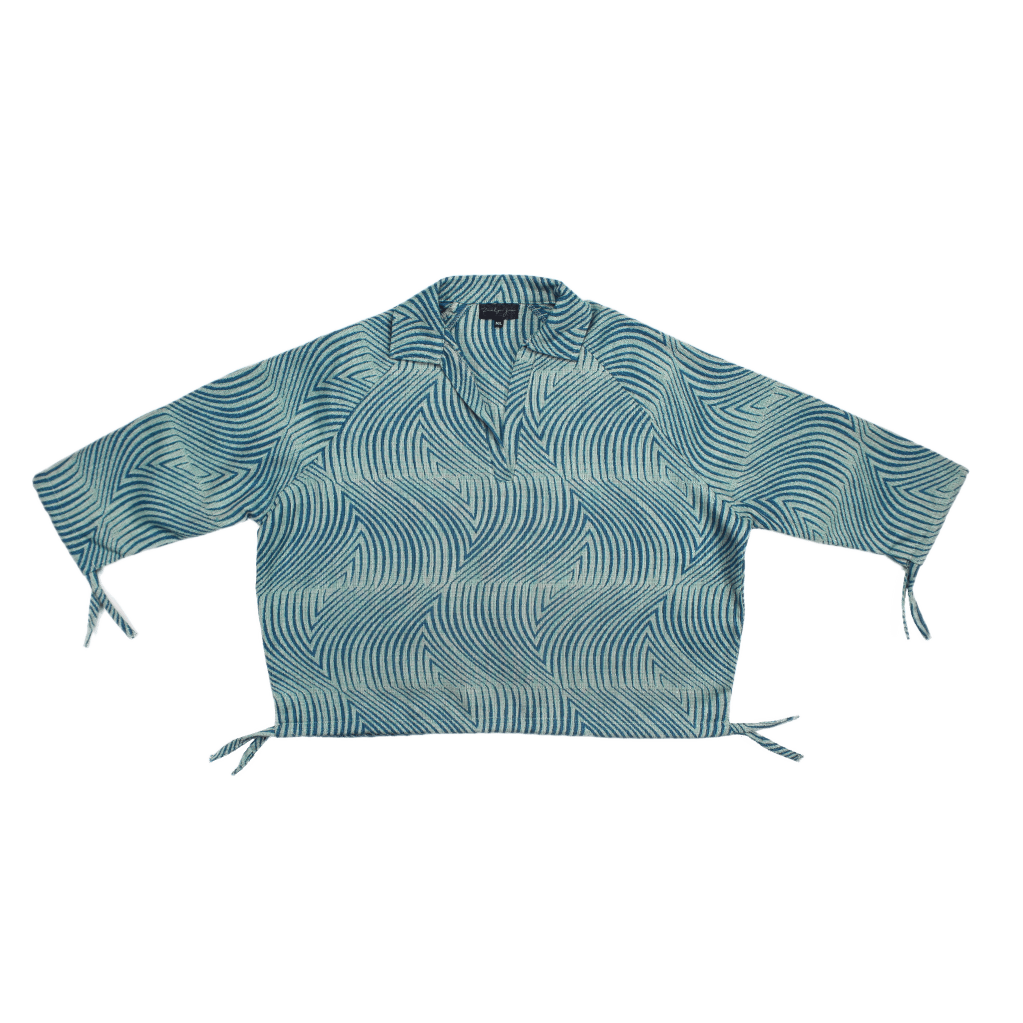 Zevelyn Jean Kaydence Pullover KAYDENCE PULLOVER Pacific Turquoise