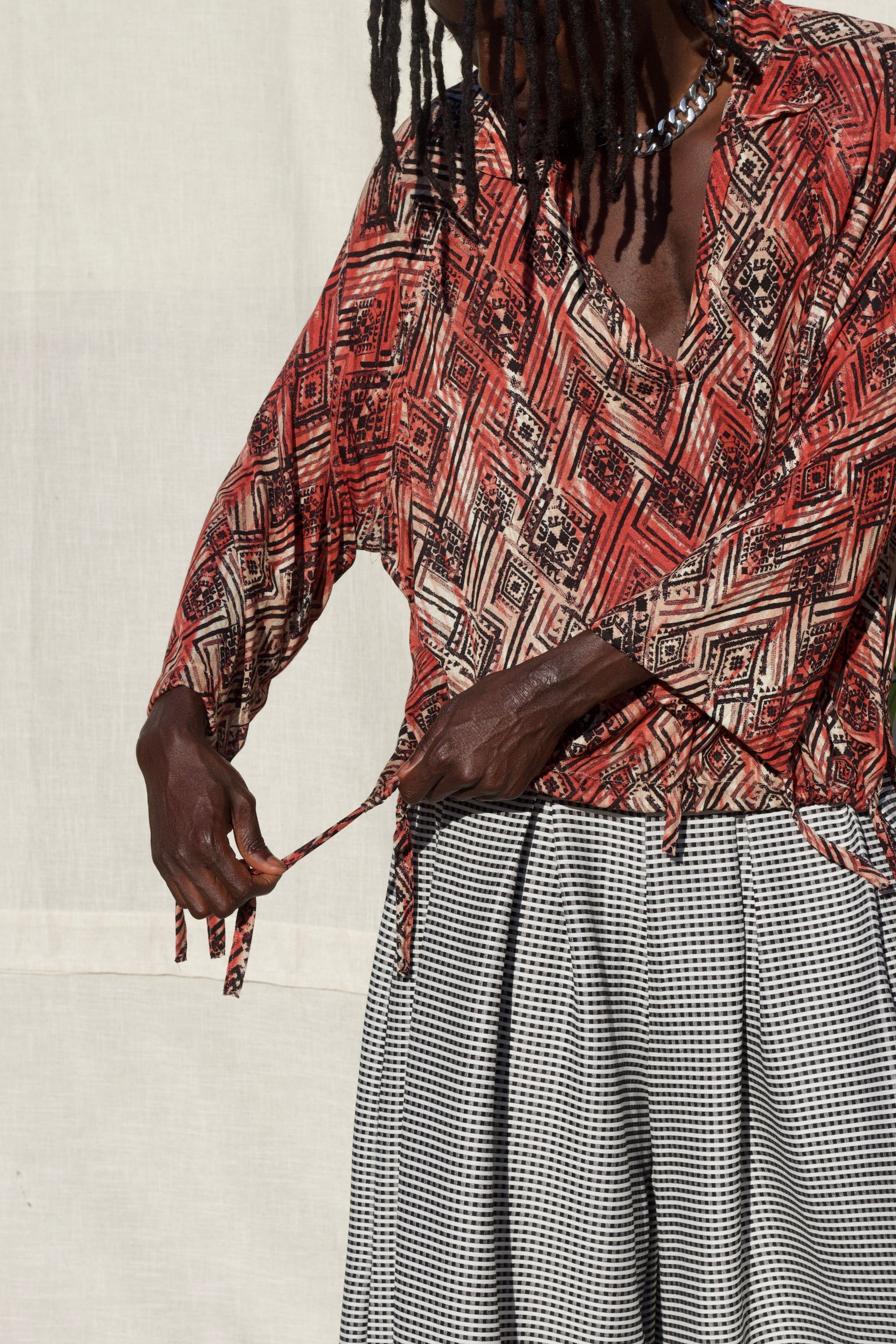 Zevelyn Jean Kaydence Pullover KAYDENCE PULLOVER Scarlet