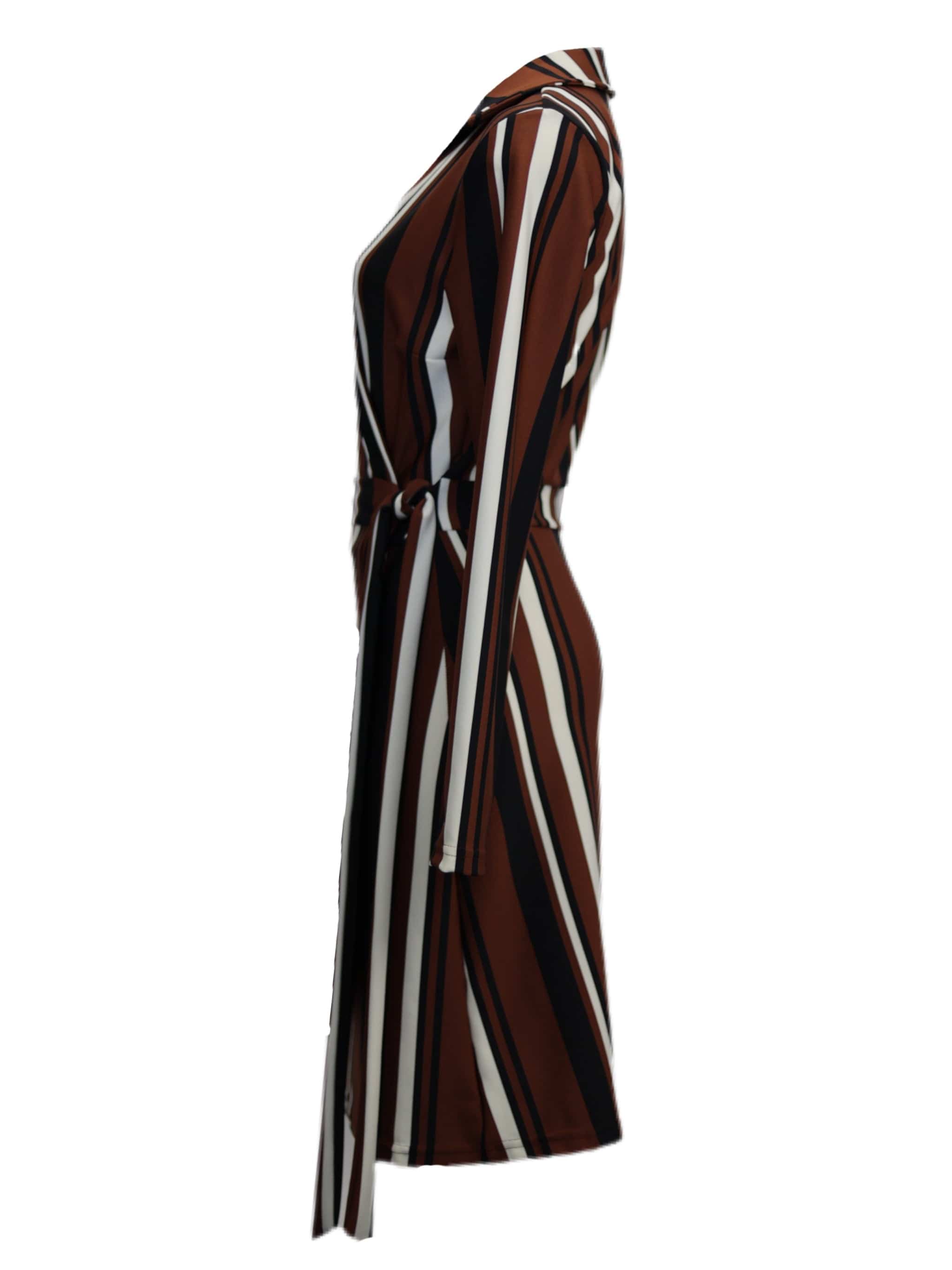 Zevelyn Jean Kellee Wrap Dress Kellee Wrap Dress Chocolate