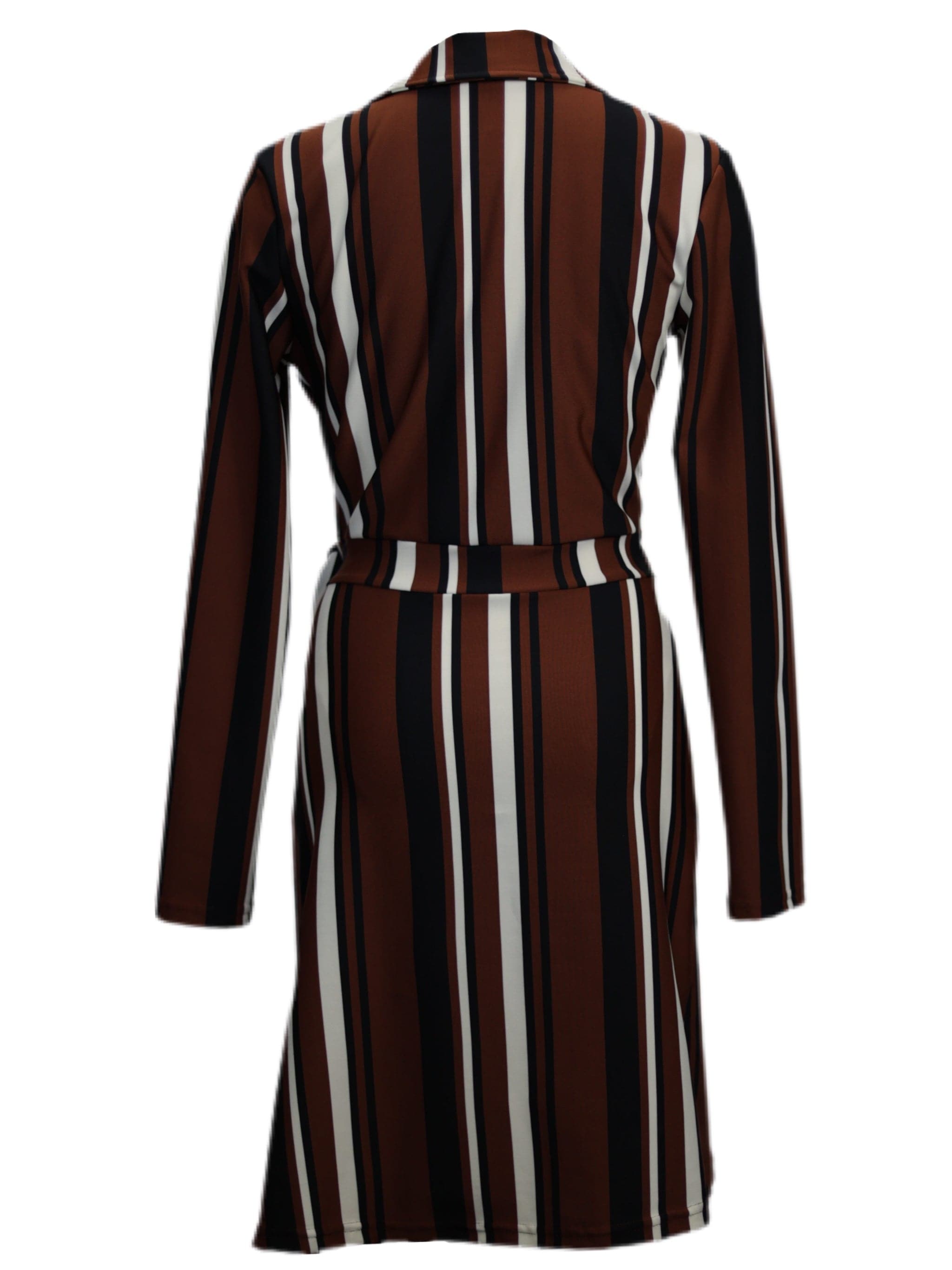 Zevelyn Jean Kellee Wrap Dress Kellee Wrap Dress Chocolate