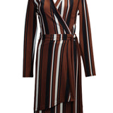 Zevelyn Jean Kellee Wrap Dress Kellee Wrap Dress Chocolate