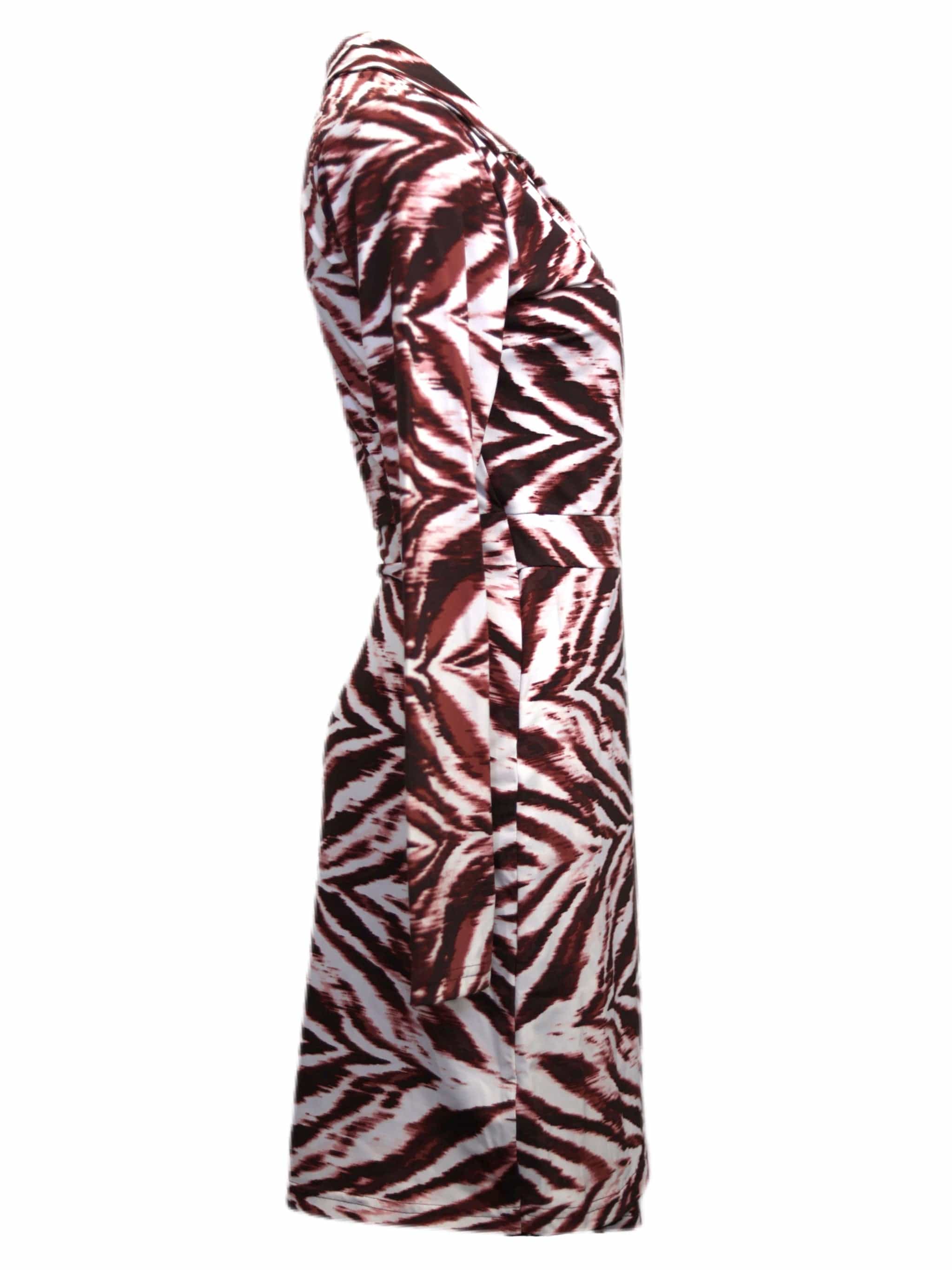 Zevelyn Jean Kellee Wrap Dress Kellee Wrap Dress Tiger