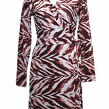 Zevelyn Jean Kellee Wrap Dress Kellee Wrap Dress Tiger