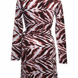 Zevelyn Jean Kellee Wrap Dress Kellee Wrap Dress Tiger