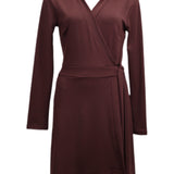 Zevelyn Jean Kellee Wrap Dress Kellee Wrap Dress Wine