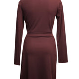 Zevelyn Jean Kellee Wrap Dress Kellee Wrap Dress Wine