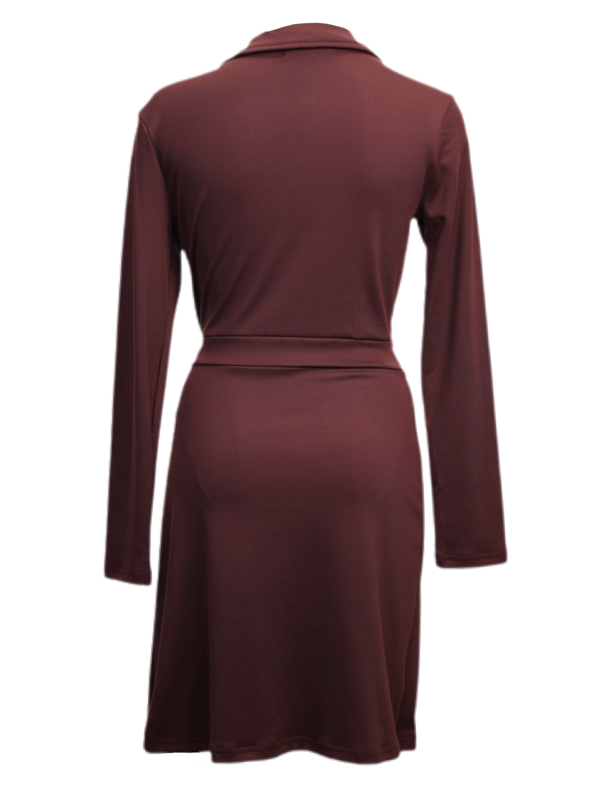 Zevelyn Jean Kellee Wrap Dress Kellee Wrap Dress Wine