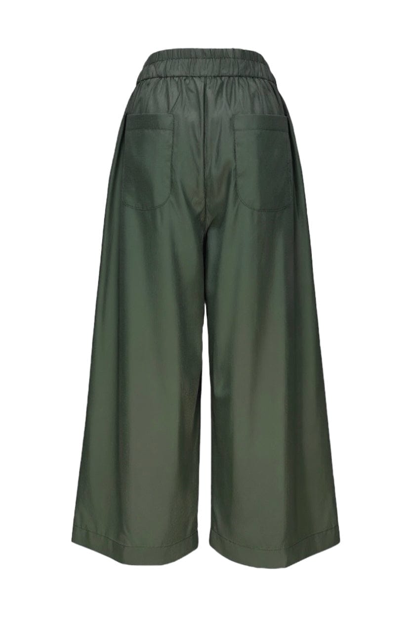 KHADIJAH WIDE LEG PANT Army Green