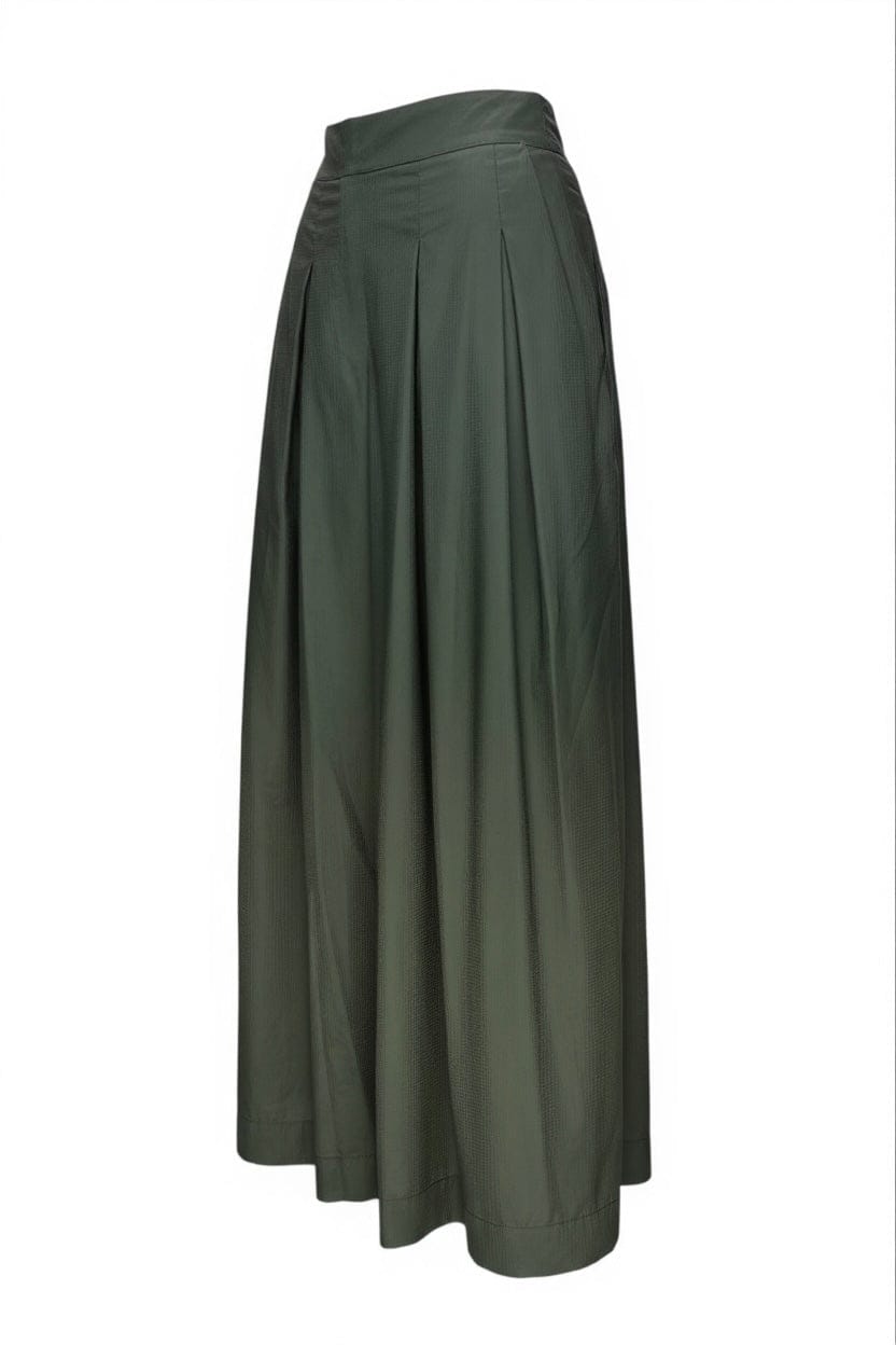 KHADIJAH WIDE LEG PANT Army Green