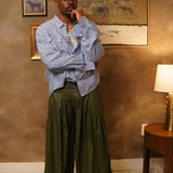 Zevelyn Jean Khadijah Wide Leg Pant KHADIJAH WIDE LEG PANT Army Green