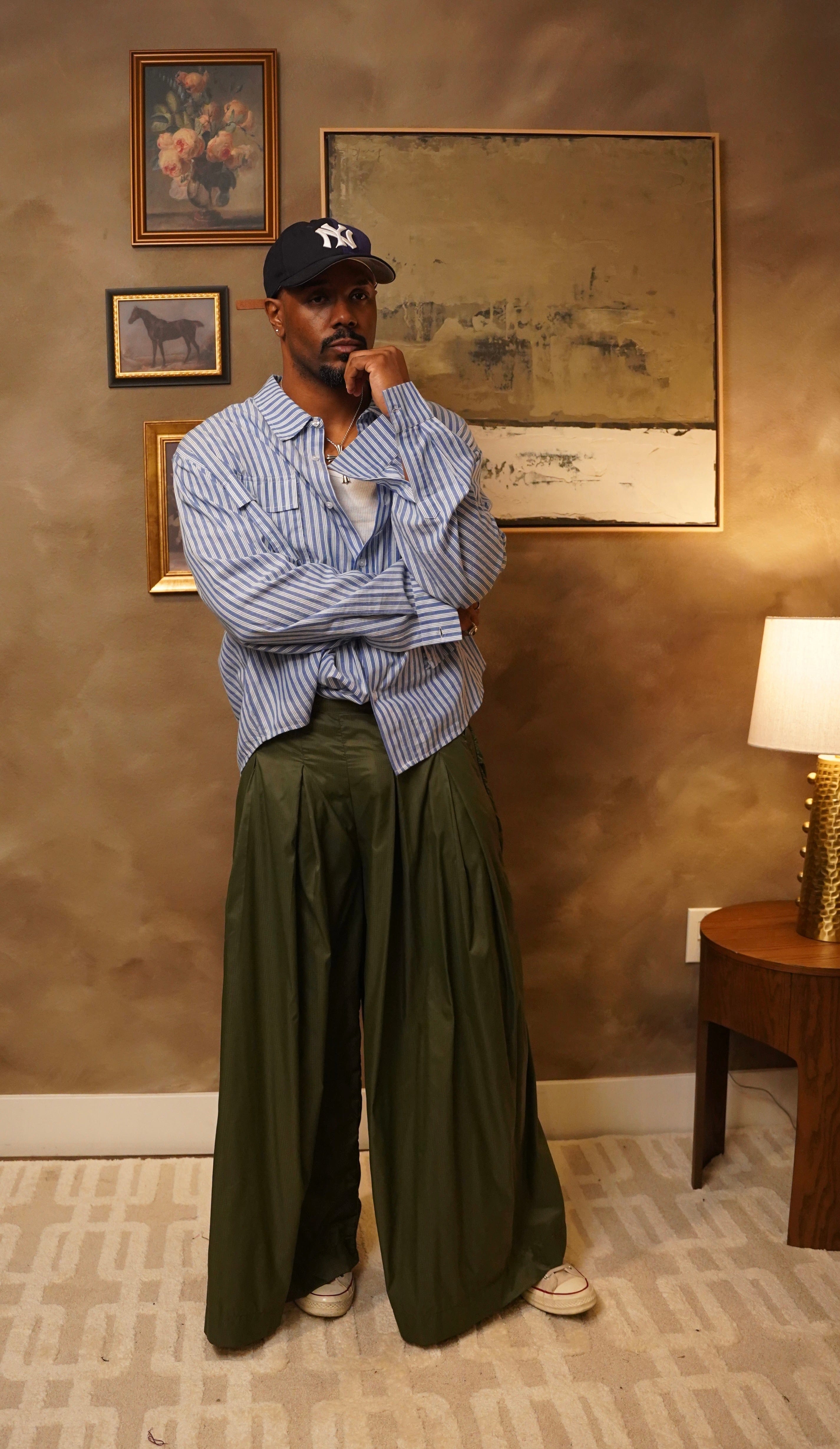 Zevelyn Jean Khadijah Wide Leg Pant KHADIJAH WIDE LEG PANT Army Green