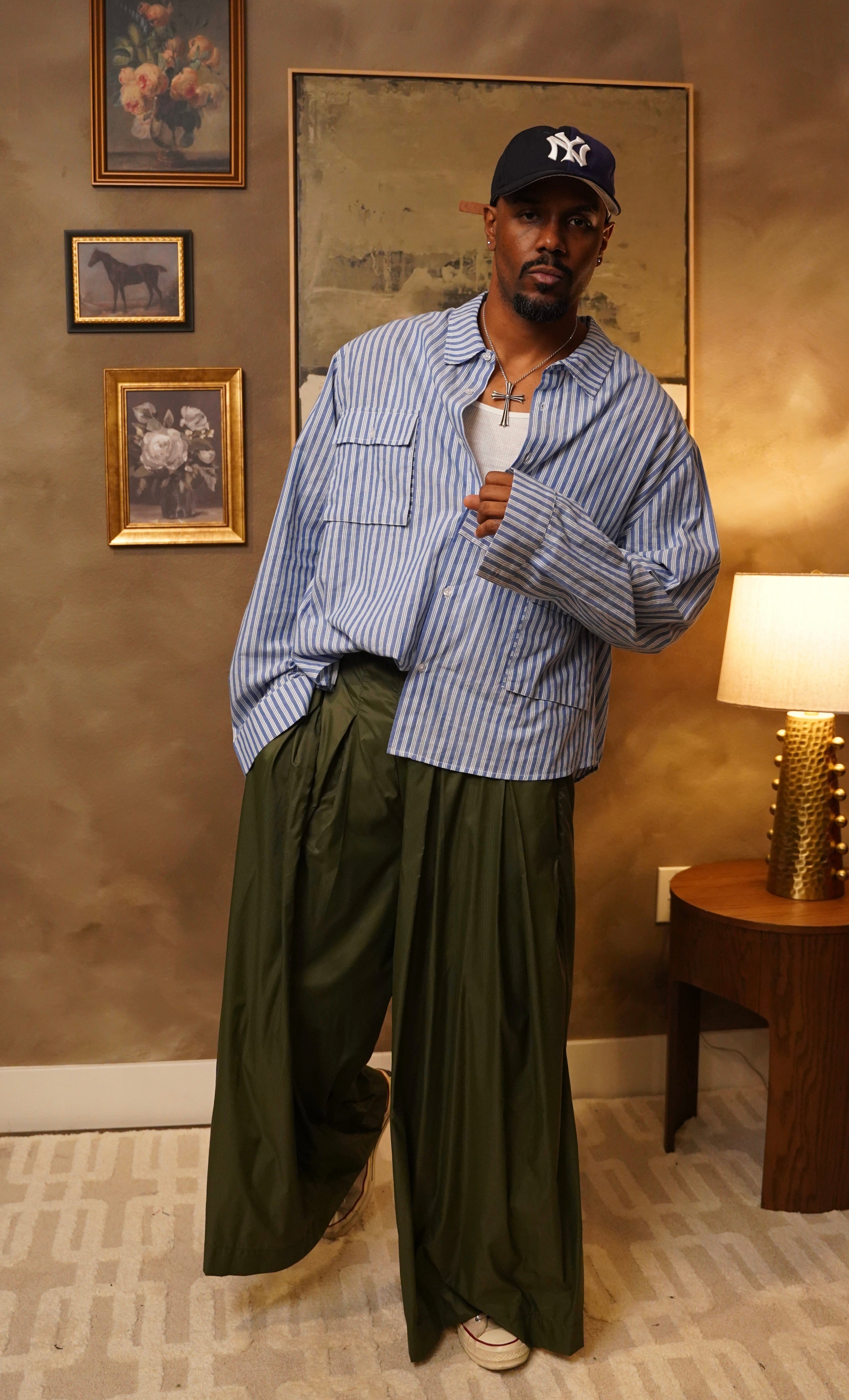 Zevelyn Jean Khadijah Wide Leg Pant KHADIJAH WIDE LEG PANT Army Green