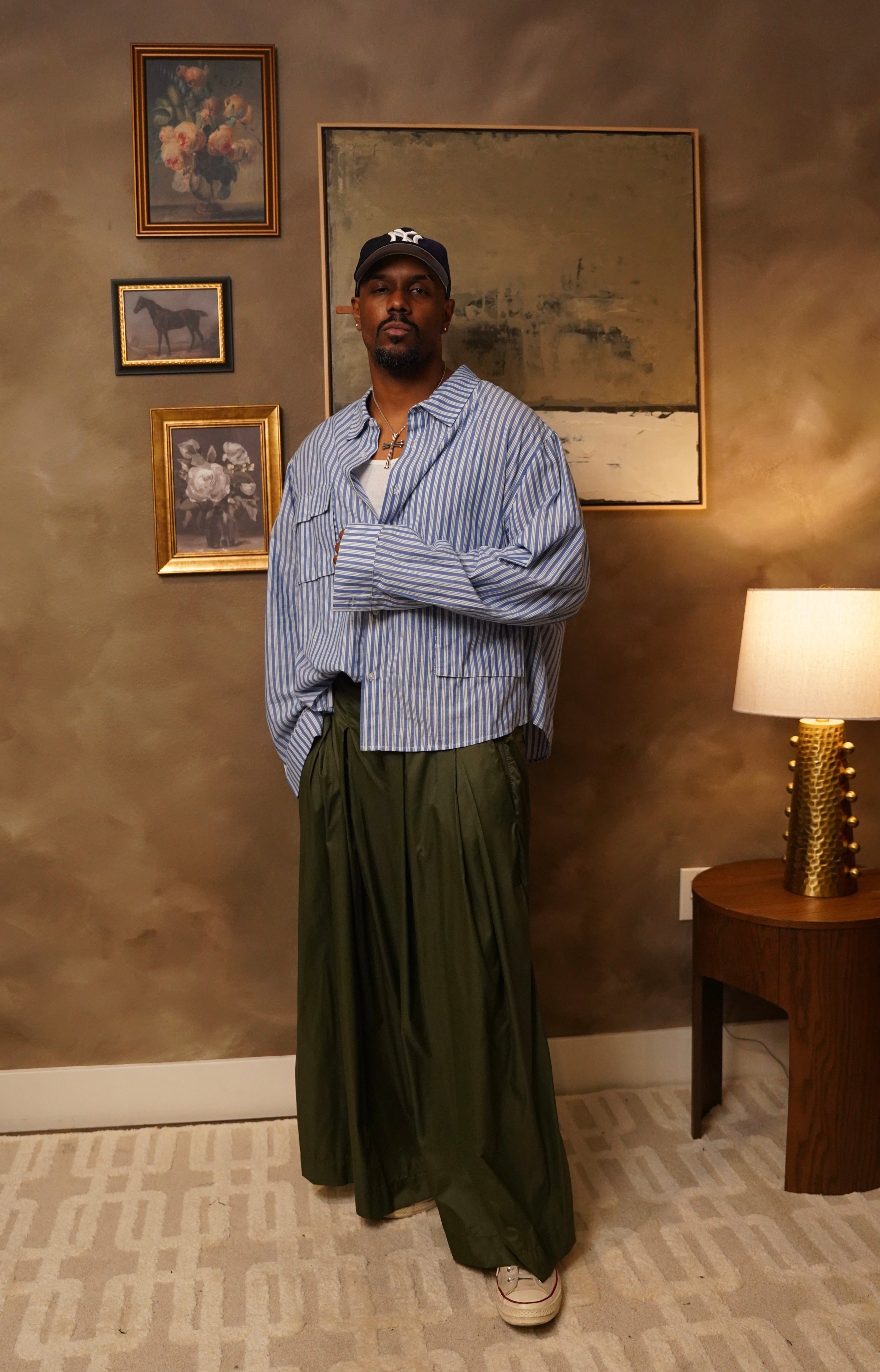 Zevelyn Jean Khadijah Wide Leg Pant KHADIJAH WIDE LEG PANT Army Green