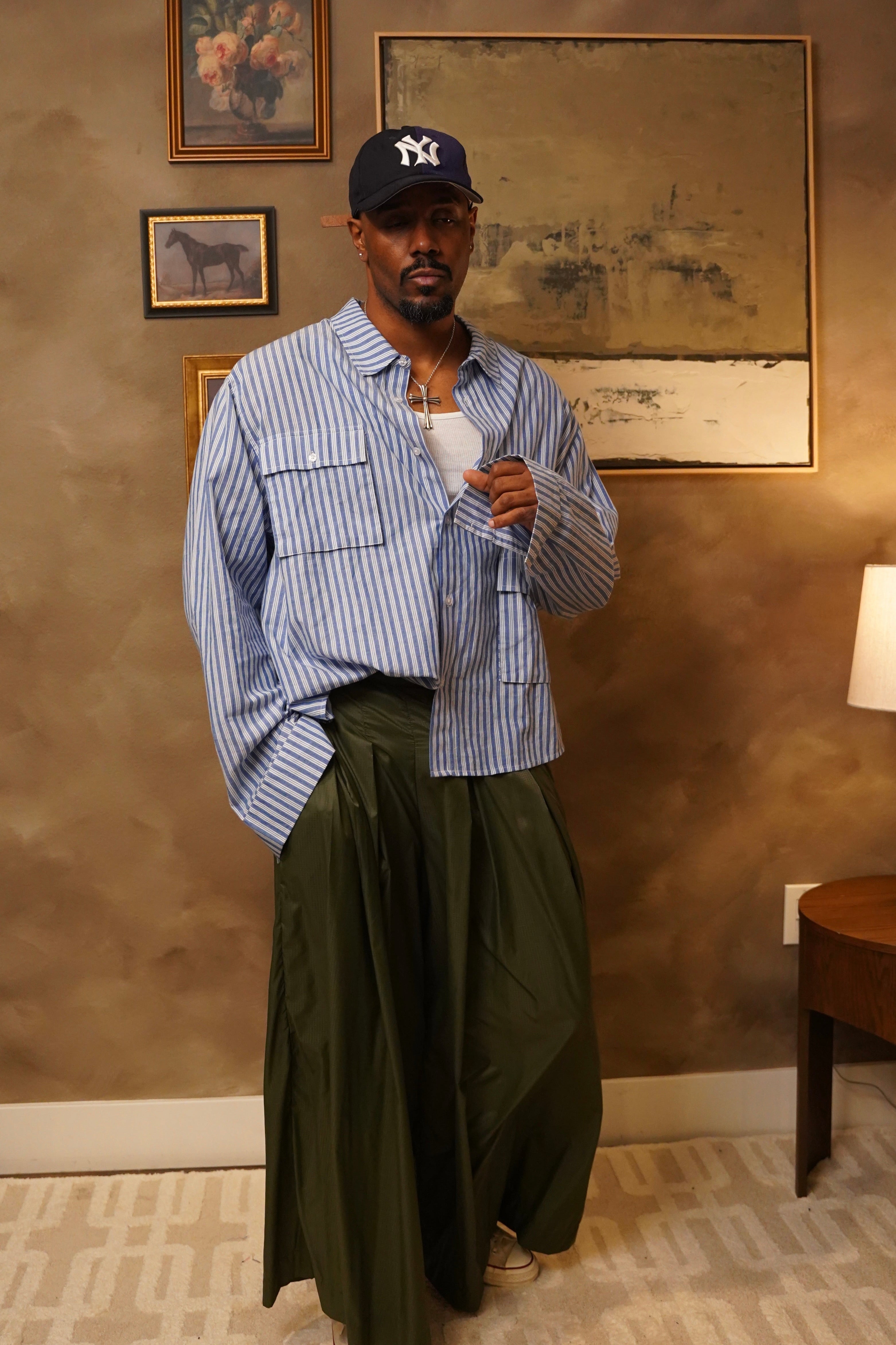 Zevelyn Jean Khadijah Wide Leg Pant KHADIJAH WIDE LEG PANT Army Green